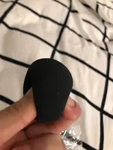 Aplicador de maquillaje negro, esponja supersuave, licuadora de polvo, base suave, contorno, difuminado