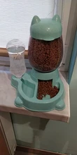 Automatic Feeder Bowl Food-Feeding-Container-Supplies 528ml-Bottle Drinking-Water Kitten