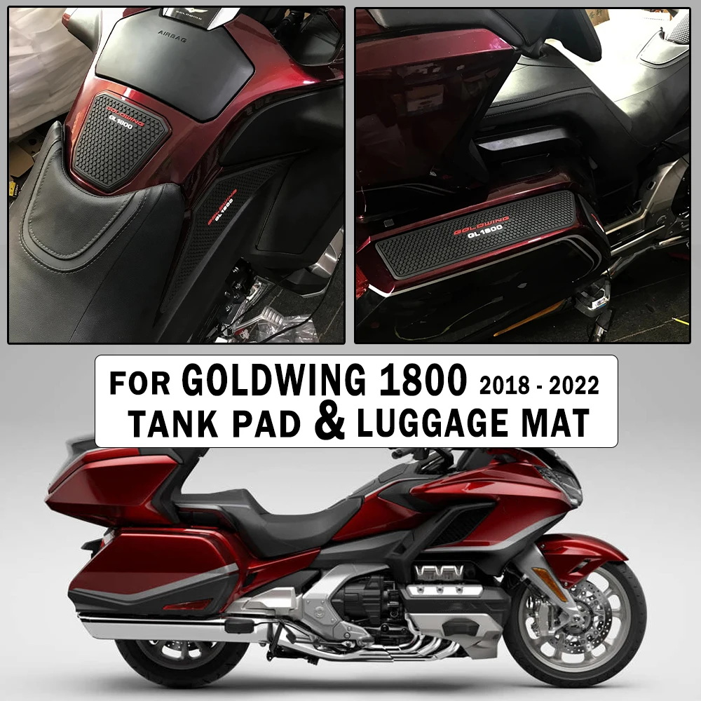 

GL1800 Accessories Fuel Tank Pad For Honda Goldwing 1800 gl 1800 Trunk Stickers Knee Grip Traction Pads Tank Protector Stickers
