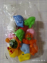 Bathing-Toy Float Swimming-Water-Toys Squeeze Animals Soft-Rubber Colorful Baby Sound-Squeaky