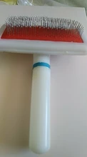 Multi-propósito peine para perro y gato aguja de cepillo para el cabello para mascota para Yokie cachorro perro pequeño removedor de pelo de belleza para mascotas aseo herramienta