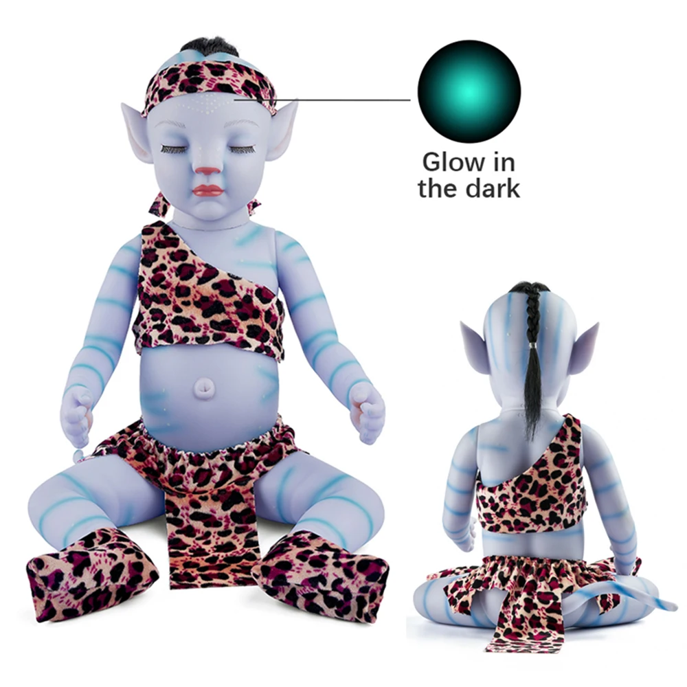 Adfo Poupee Bebe Reborn Avatar Pouces Realiste En Vinyle Souple Jouet Surprise Lol Cadeau Pour Fille Aliexpress