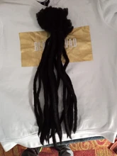 Extensiones de Cabello sintético para hombre y mujer, Pelo trenzado Afro, estilo Hip hop, hecho a mano