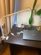 Desk-Lamp Clip-On-Light Bed-Reading Computers Eye-Protection Working Rechargeable LED