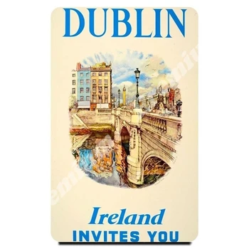 

Ireland souvenir magnet vintage tourist poster