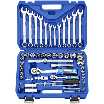 

SATAGOOD Tool kit 61 item Tools Hand tool kit auto repair tool hand tool car tool tool kit for car auto tool head set tool sets