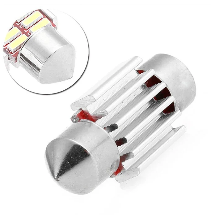 Автомобильная светодиодная лампа FS C5W 4014 12SMD 41мм(Красный