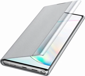 

Case flip Samsung Clear View Cover for Samsung Galaxy Note10 +, Silver