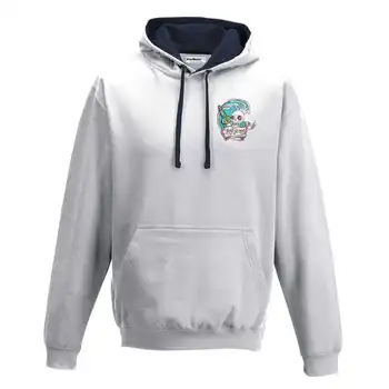 

Hood Sweatshirt Bico Tattoo Tattoo Ink Old School Skull Last Hope Heart Logo S white-navy