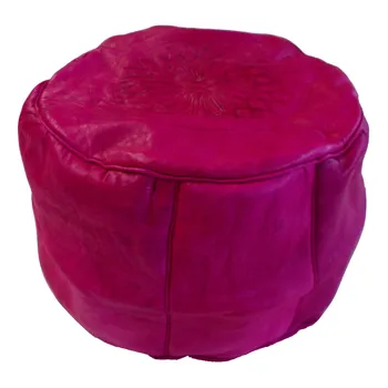

Ottoman Moroccan Poof Morocco leather oriental ethnic furniture footrest 2310181236