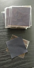 Paño de limpieza de Color plata de ley 8x8cm, paño de pulido, limpieza suave, doradas y plateadas paño de limpieza de joyas, 10 Uds., 50 Uds.