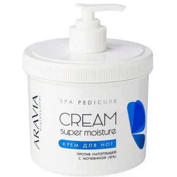 

Foot Cream from натоптышей Super Moisture, 550 ml, aravia professional