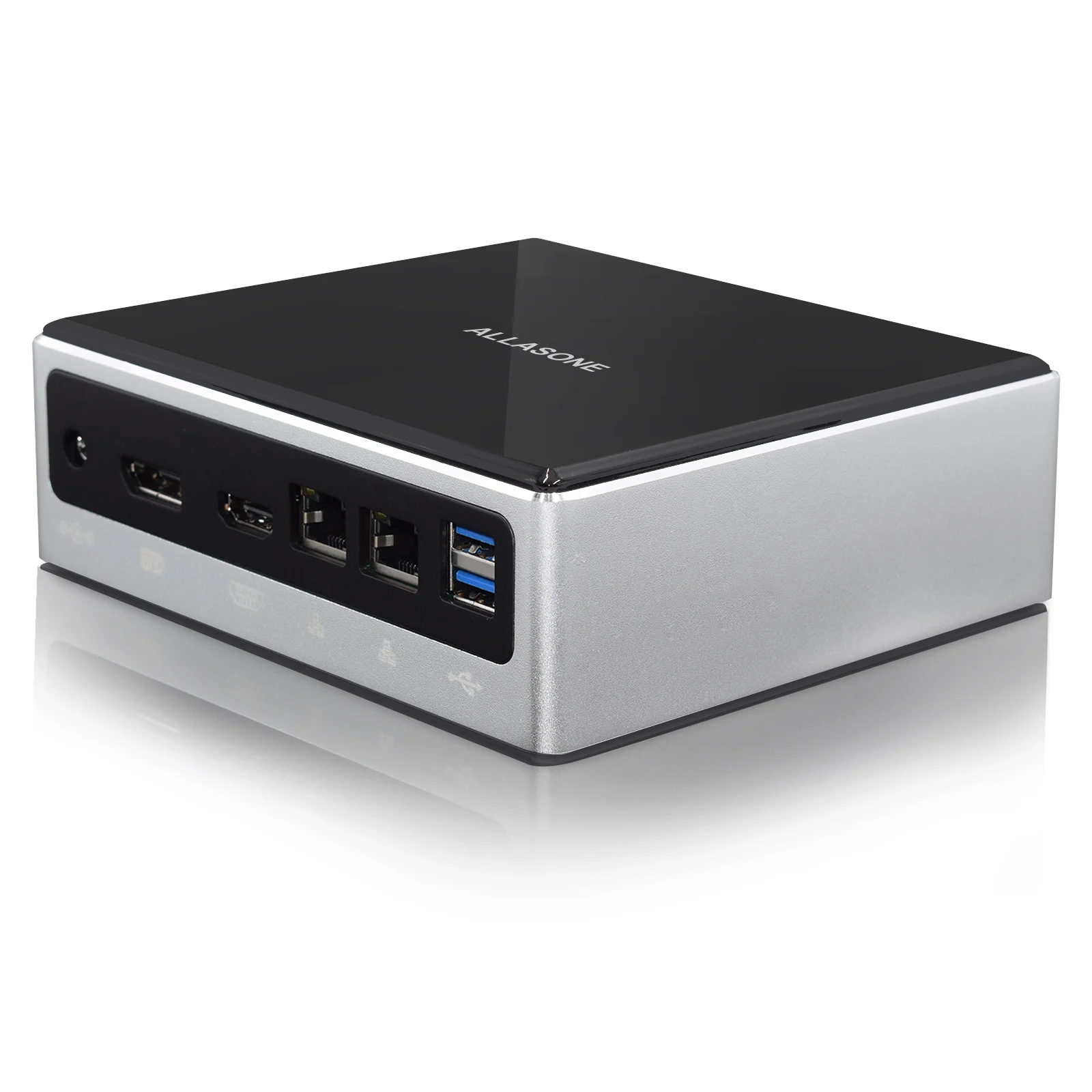 ALLASONE мини-ПК 10-го поколения i5 8259U 2 * DDR4 ОЗУ Windows10 m.2 SSD стандарта SD 4K HTPC i7 10510U