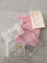 ANENJERY de Plata de Ley 925 moda novedosa de Luna estrella aro pendientes para las mujeres 2020 mejores regalos de Navidad de S-E1360