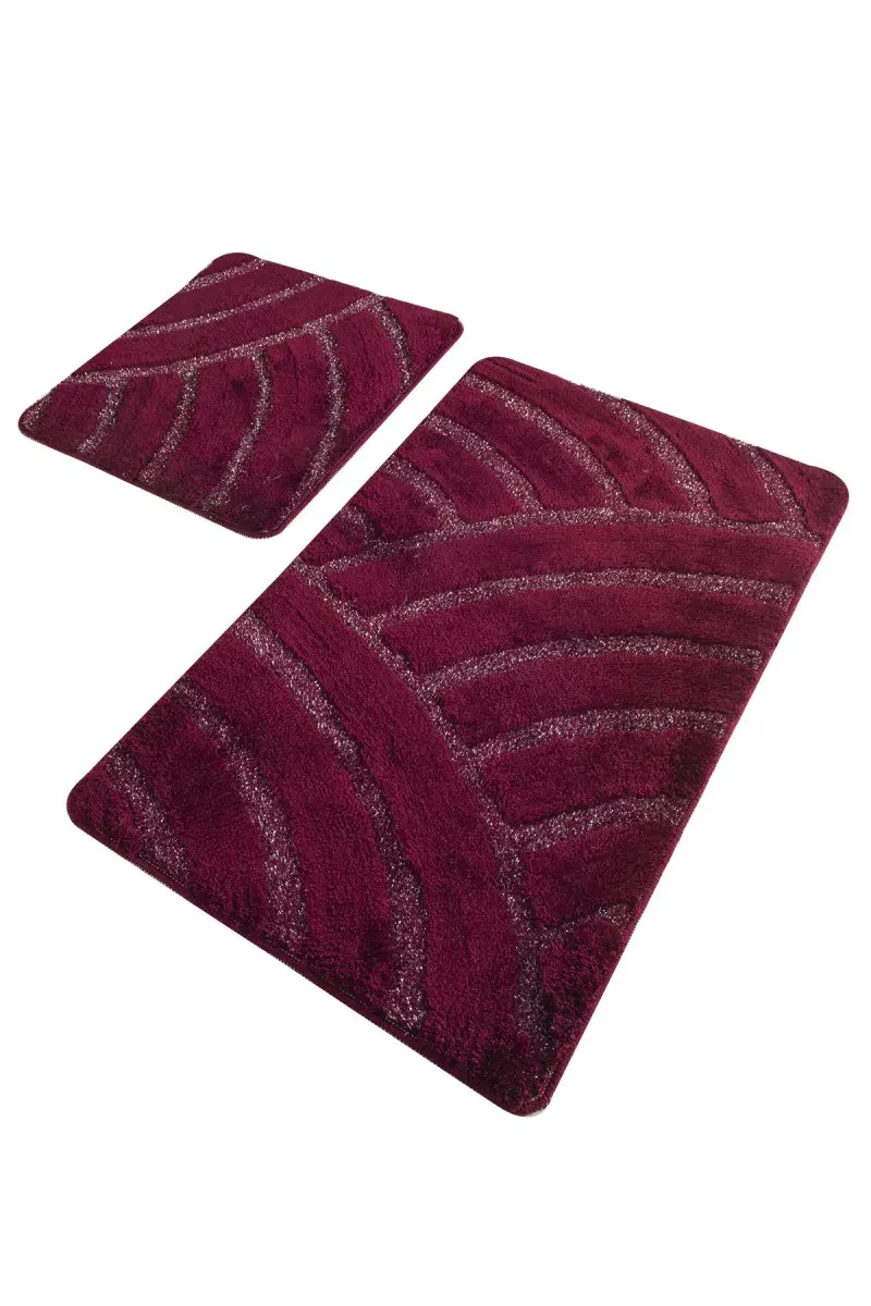 Коврики для ванной нескользящие Противоскользящие коврики противоскользящие Alya Cherry 2'Li набор 60X100 см-50X60 см