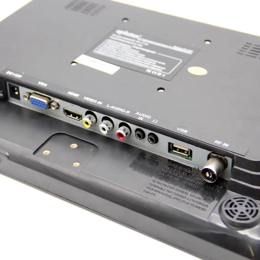 Portable TV for car DVB-T2 Digital tuner Analog mini small auto television Eplutus EP-122T 12.1 inch MP4 USB AV HDMI