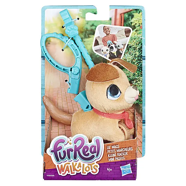 Мягкая игрушка FurReal Friends "Маленький питомец на поводке" Бе