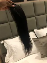Alisky-extensiones de pelo brasileñas con encaje hd, accesorio capilar liso con cierre Frontal de malla, 4x4
