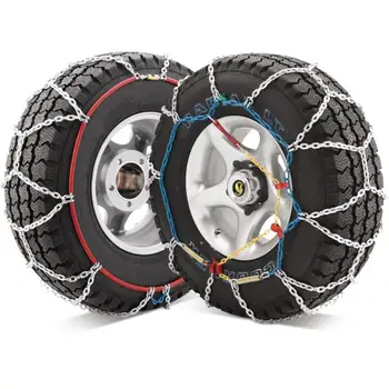 

4x4-410 steel snow chains for 4x4 and vans, manufactured with 16mm TÜV and Ö-Norm-5119 approved link