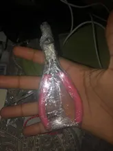 Herramientas de joyería de 125mm, accesorios DIY, herramientas de Hardware, pinza de plástico, tornillo de Banco rosa, negro, cabeza redonda, afilada boca, alicates de corte de alambre