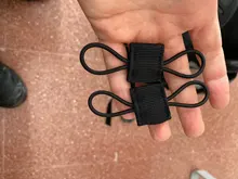 Hebilla para cinta MOLLE elástica táctica, retenedor de encuadernación táctica para antena de palo PTT, 2 uds.