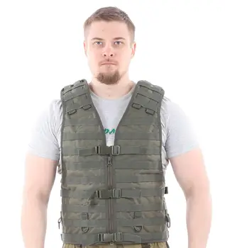 

Vest-base Ke tactical scorpion on Molle with zipper and glass of olive dark