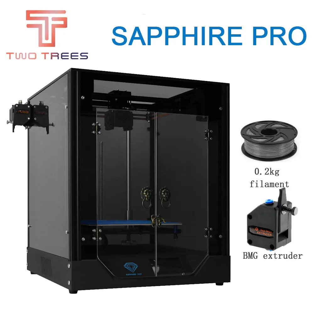 

TWO TREES 3D Printer Sapphire pro CoreXY BMG Extruder Core xy High-precision Sapphire S Pro 3d DIY Kits 3.5 inch touch screen