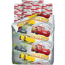 Детское постельное белье 1,5 сп Непоседа «Тачки»