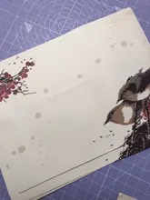 10 unids/pack de estilo chino Vintage de pintura de tinta Kraft DIY papel de carta sobre para invitaciones, Sobres invitación