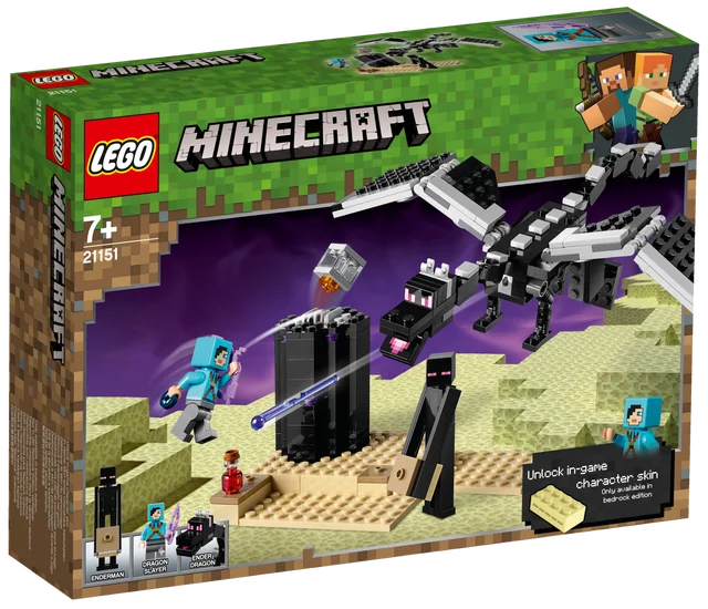 Lego Minecraft Ender Dragon  Lego Minecraft Ender Dragon End - Action  Building - Aliexpress