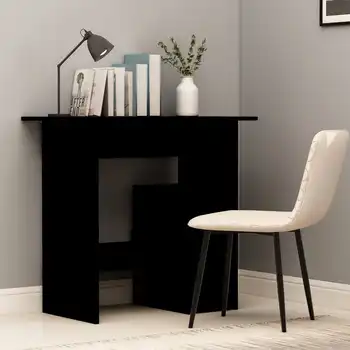 

Black desk 80x45x74 cm in chipboard office furniture
