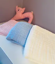 Pañal de muselina para bebé, Manta de bambú para recién nacido, Manta de algodón para recién nacido