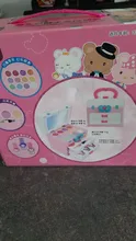 Caja de juegos de cosméticos para niños, maquillaje de princesa, juguete para chica, lápiz labial, sombra de ojos, Kit de juguetes no tóxicos de seguridad