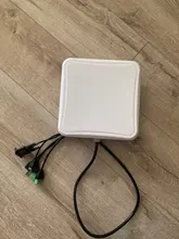 Chacon-lector de Rfid Uhf de 5-6m, antena Circular integrada de largo alcance 6dbi RS232 WG26, relé USB Ethernet para gestión de vehículos