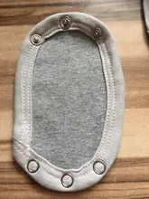 Conjunto de 4 unidades de alargador de pañales, mono de algodón sólido, mono suave, extensor, 4 colores