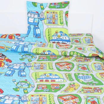 

Baby bed linen poplin 1.5 SP Poly Robocar