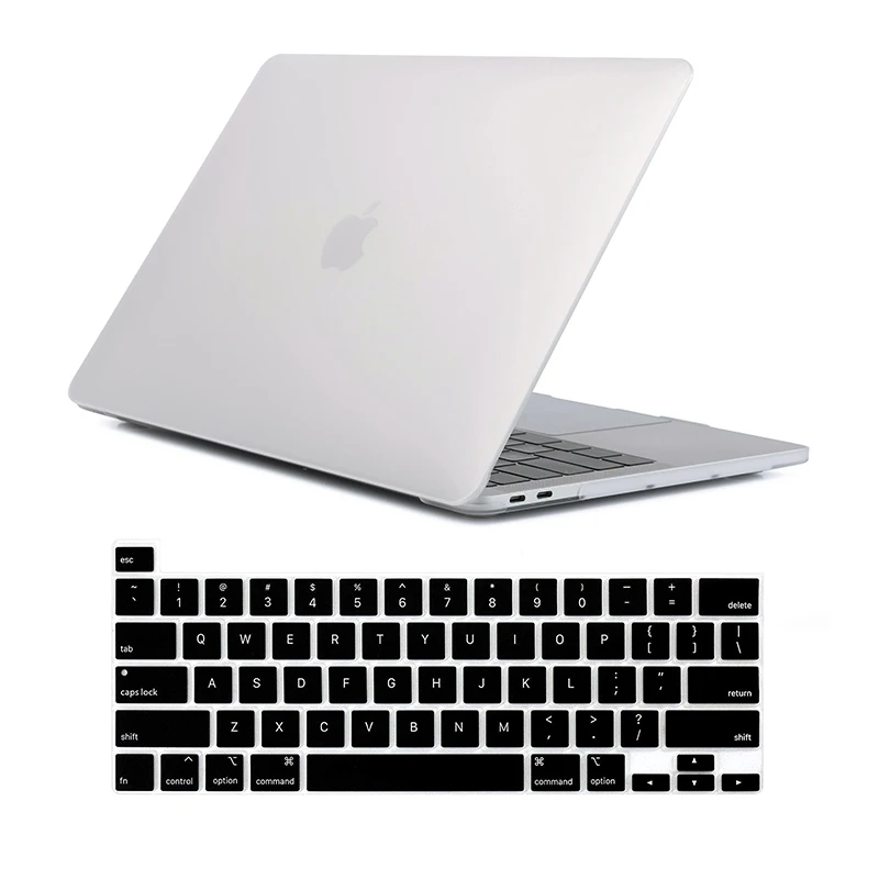 Для нового MacBook Pro 16 чехол выпуска A2142 сумка для ноутбука чехол для Mac Book Pro 1" с сенсорной панелью ID+ чехол для клавиатуры US - Цвет: White