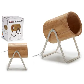 

Flexo/Desk lamp Gift Decor White Wood Metal (15 x 20 x 15 cm)