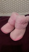 Botas de invierno y otoño para bebés, calzado infantil con suela antideslizante, cálido, de piel sintética, para cuna y nieve