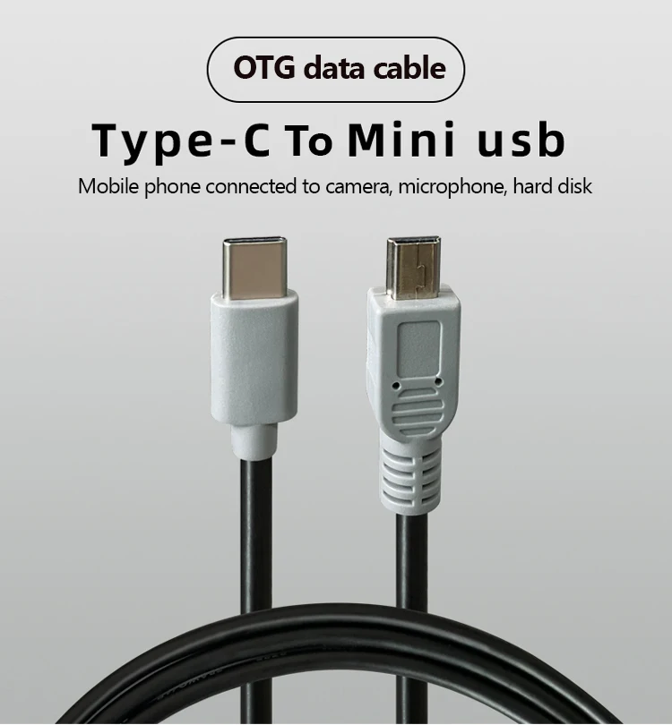 

Кабель OTG USBC-Mini USB Type C 3,1 штекер-мини USB 5 контактов B штекер конвертер для HUAWEI Samsung xiaomi oppo vivo mobile