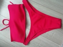 Swimsuit Women Bikini-Set Biquini Brazillian Maillot-De-Bain Sexy Off-Shoulder Solid