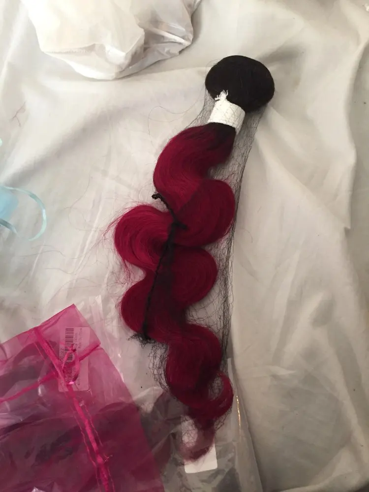 Ombre Honey Blonde Brazilian Body Wave Hair Bundles photo review