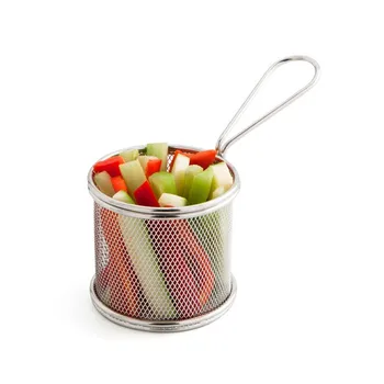 

Basket for Presenting Aperitifs Quid Select Stainless steel (10 x 8 cm)