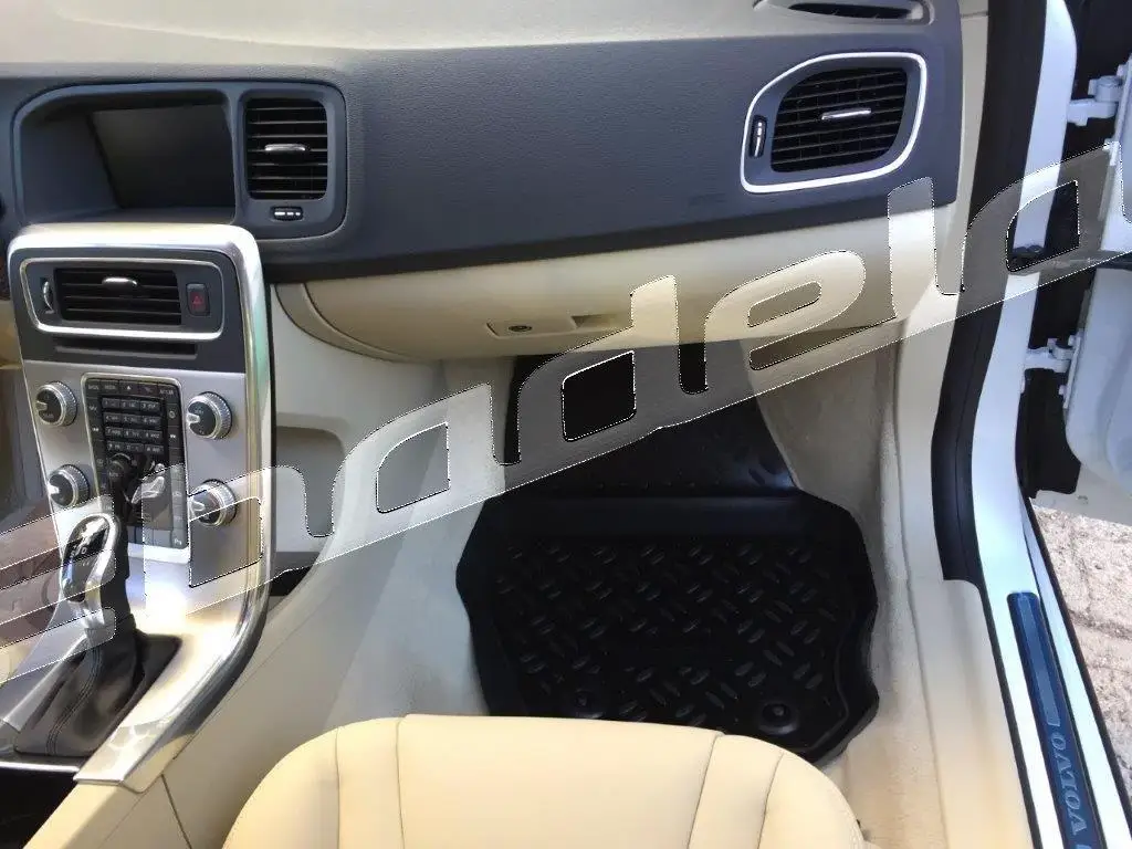 

For Volvo XC60 2008-2016 3D Car Mats BADELA Interior Full Carpet Set 3D Black Waterproof Non-Slip Durable