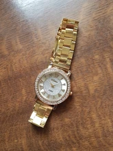 2021 nuevo y popular marca Oro arenoso de diamantes de imitación reloj de cuarzo Casual mujeres completa de acero Relojes de lujo reloj femenino