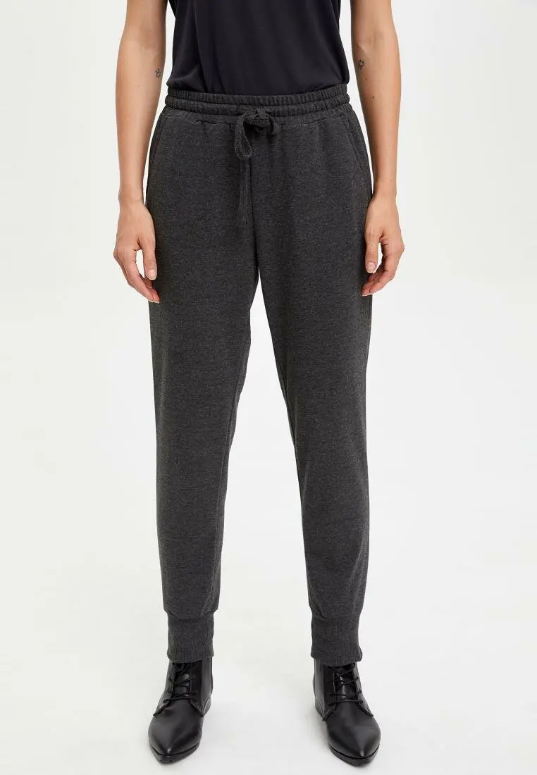 

DeFacto Women's Sport Drawstring Waist Solid Jogging Pants Lady Outdoor Running Loose Training Sweatpants Female-L5453AZ19AU