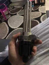 Tri-abrazadera (OD64) de 2 pulgadas, 220V/380V, todos los SUS304, calentador de tubo de Elemento calentador de agua de inmersión eléctrico, 3/3, 75/4, 5/6/9KW