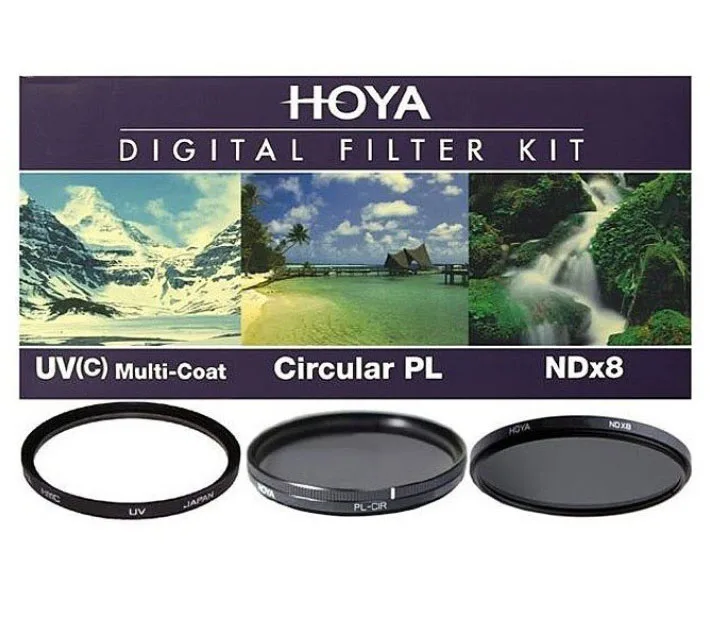 Набор светофильтров Hoya DIGITAL FILTER KIT: 37mm UV (C) HMC MULTI PL-CIR NDX8 | Электроника