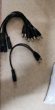 Cable divisor de potencia de 2,1x5,5mm para cámara CCTV, accesorios de seguridad DVR, tira de luz LED, CC 1 hembra a 2 macho