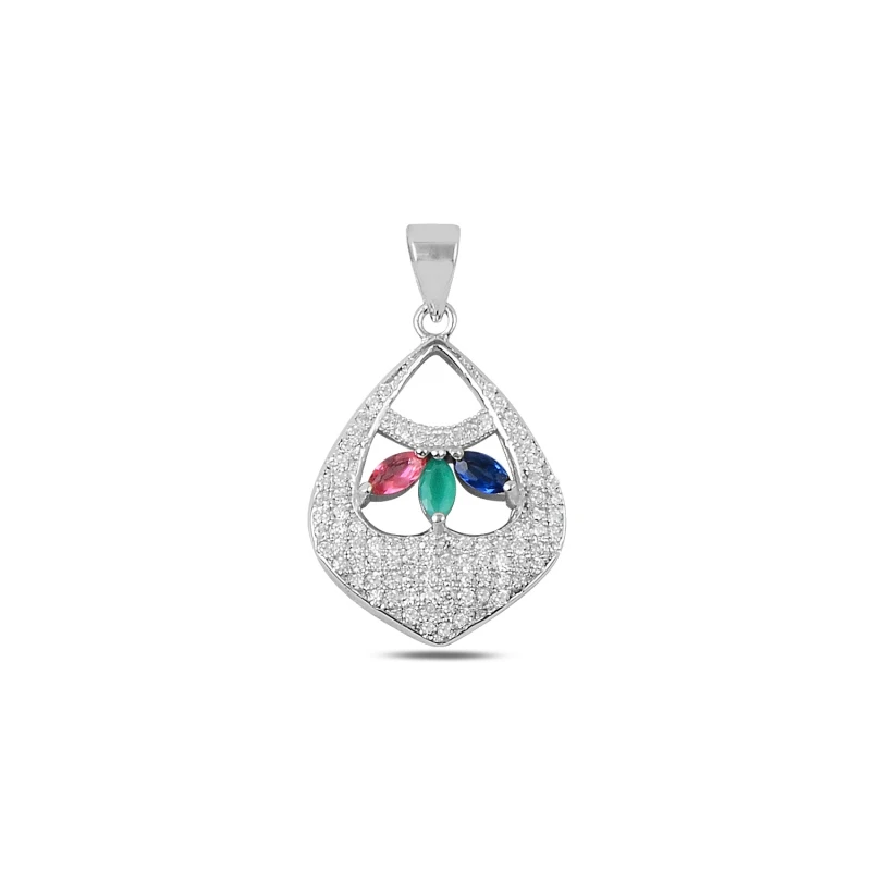 

Silver 925 Sterling Zircon Cubic Zirconia Pendant